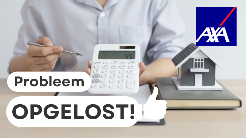 aflosplan AXA opgelost